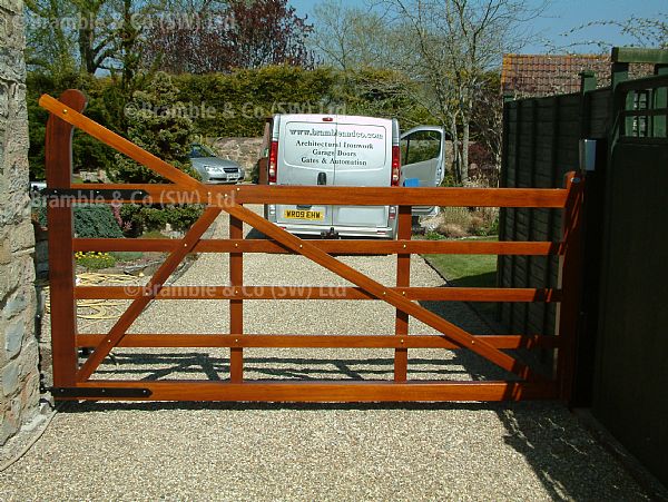 Wooden Gate, Above ground Ram,Devon